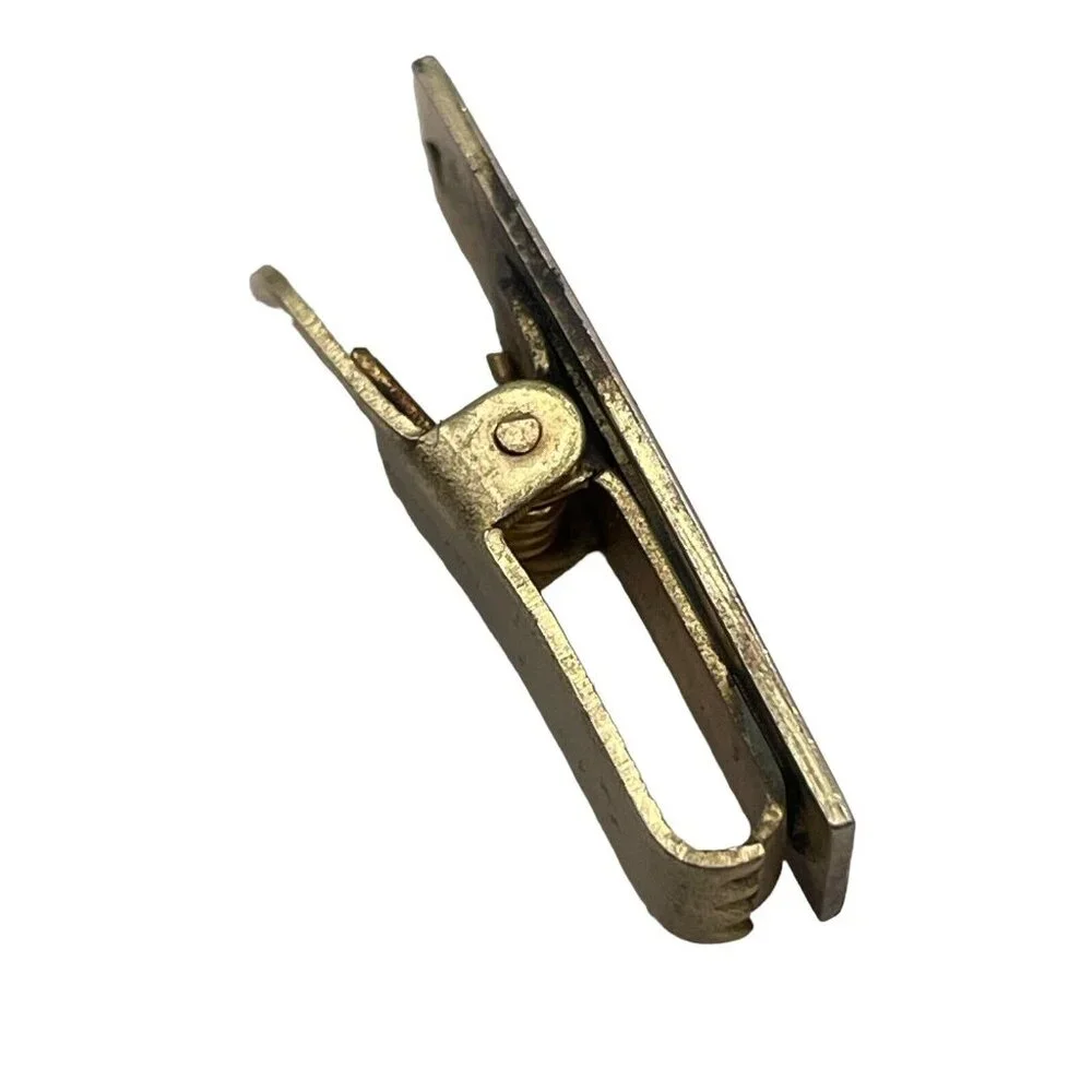 WEH CO Walter E. Hayward Gold‎ Tone Men’s Bar Pin blank monogram Mini Vintage